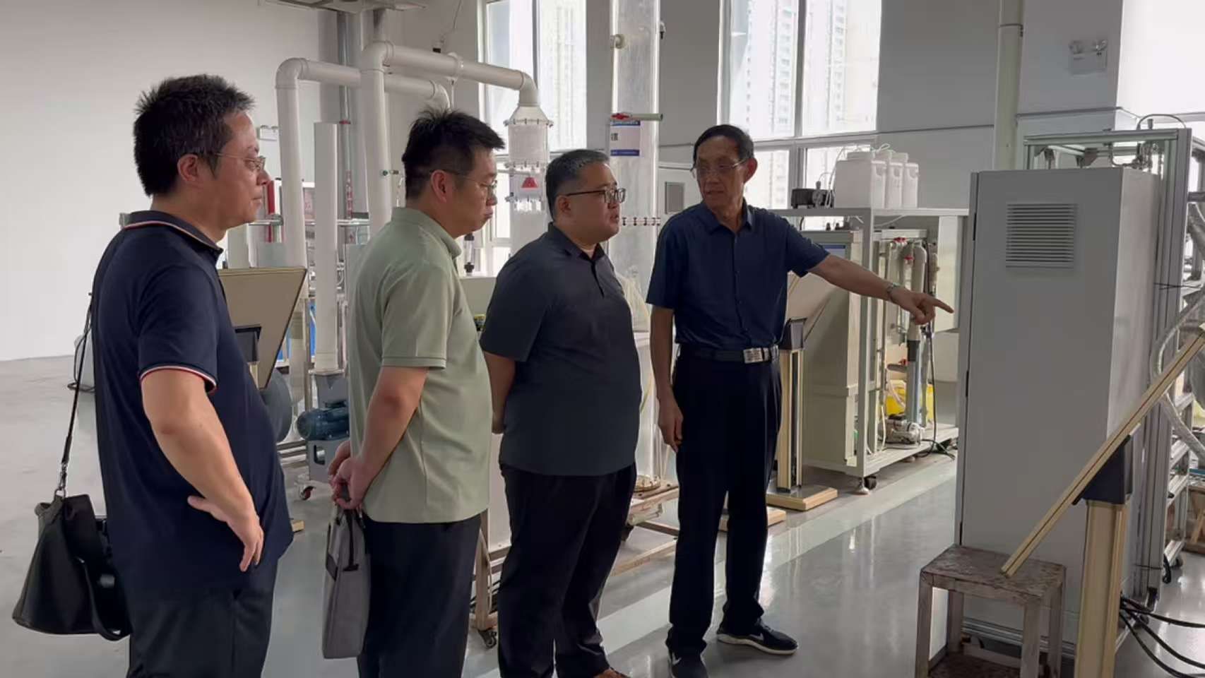 生物炭基污水净化材料创新团队扎实开展“暑期企业行”活动